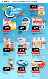 Gazetka promocyjna Netto - Netto Gazetka Food 36/24A - Gazetka - ważna od 07.09 do 07.09.2024 - strona 10 - produkty: Ser topiony, Top, Ser, Twaróg, Jogurt owocowy, Piątnica, Jogurt, Napój jogurtowy, Serek homogenizowany, Serek, Twaróg półtłusty, Danio, Napój, Kinder