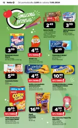 Gazetka promocyjna Netto - Netto Gazetka Food 36/24A - Gazetka - ważna od 07.09 do 07.09.2024 - strona 12 - produkty: Corn flakes, Mus, BoboVita, Chałwa, Czekolada, Delicje, Baton, Knoppers, Danio, Kakao, Napój, Nestlé, Kinder, Nimm2