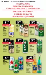 Gazetka promocyjna Netto - Netto Gazetka Food 36/24A - Gazetka - ważna od 07.09 do 07.09.2024 - strona 20 - produkty: Piwa, Piwo, Por, Gin, Gra, Heineken, Warka, Perła, Carlsberg, Captain Jack, Lech Premium