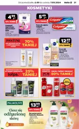 Gazetka promocyjna Netto - Netto Gazetka Food 36/24A - Gazetka - ważna od 07.09 do 07.09.2024 - strona 21 - produkty: Palmolive, Bell, Cień, Pasta do zębów, Szampon, Podpaski, Krem bb, Bella, Colgate, Nivea, LG