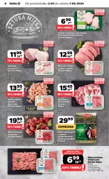 Gazetka promocyjna Netto - Netto Gazetka Food 36/24A - Gazetka - ważna od 07.09 do 07.09.2024 - strona 8 - produkty: Kurczak, Mięso wołowe, Mięso mielone, Sos, Por, Filet z piersi gęsi, Golonka z indyka, Karkówka wieprzowa, Wino, Mięso