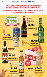 Gazetka promocyjna Netto - Artykuły spożywcze - Gazetka - ważna od 12.04 do 12.04.2023 - strona 14 - produkty: Piwa, Piwo, Gra, Bursztyn, Kawa, Tyskie, Karmi, Kozel