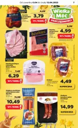 Gazetka promocyjna Netto - Artykuły spożywcze - Gazetka - ważna od 12.04 do 12.04.2023 - strona 7 - produkty: Kurczak, Krakus, Por, Gra, Szynka, Kiełbasa krucha, Sport, Morliny, Kiełbasa