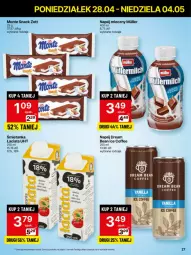 Gazetka promocyjna Delikatesy Centrum - Franczyza DC18 Poniedziałek - Gazetka - ważna od 04.05 do 04.05.2025 - strona 27 - produkty: Napój mleczny, Napój