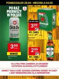 Gazetka promocyjna Delikatesy Centrum - Franczyza DC18 Poniedziałek - Gazetka - ważna od 04.05 do 04.05.2025 - strona 39 - produkty: Piwa, Piwo, Piec, Gra