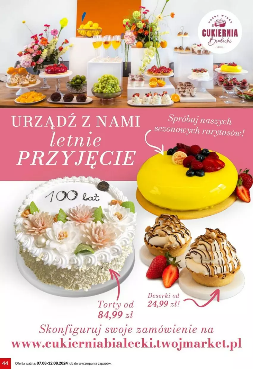 Gazetka promocyjna Twoj Market - ważna 07.08 do 20.08.2024 - strona 39 - produkty: Cukier, Deser, Ser