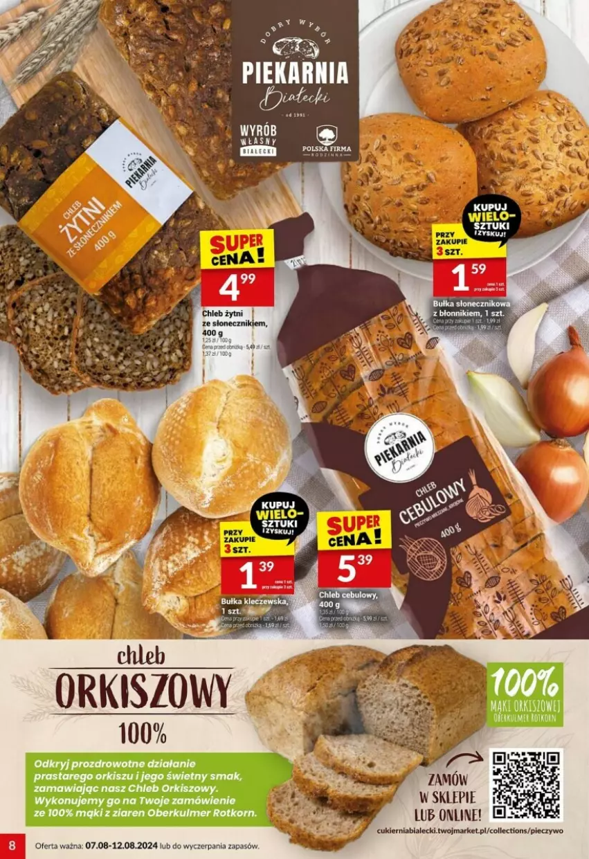 Gazetka promocyjna Twoj Market - ważna 07.08 do 20.08.2024 - strona 43 - produkty: Chleb