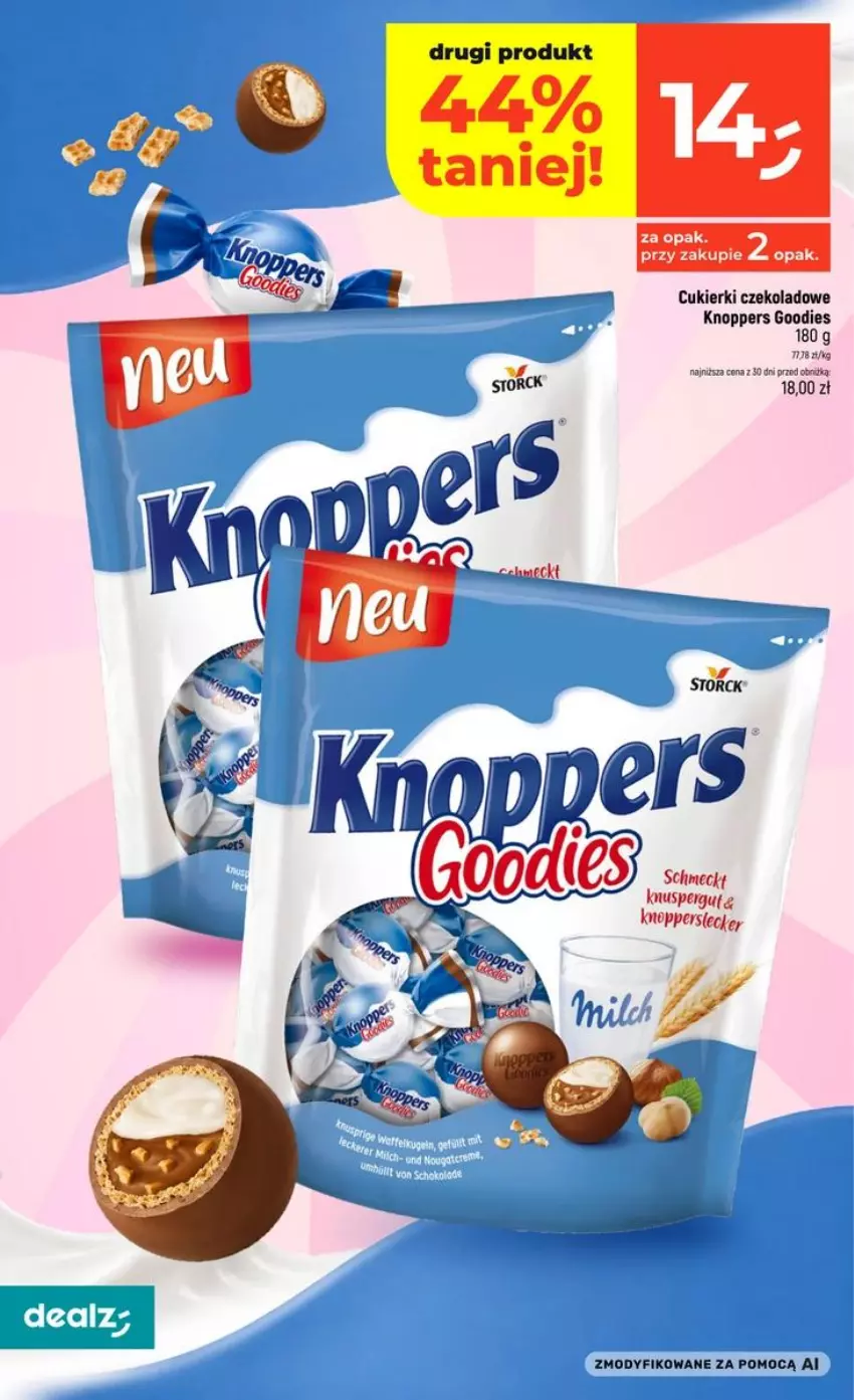 Gazetka promocyjna Dealz - NOWA GAZETKA - ważna 27.08 do 02.09.2026 - strona 20 - produkty: Cukier, Cukierki, Cukierki czekoladowe, Knoppers