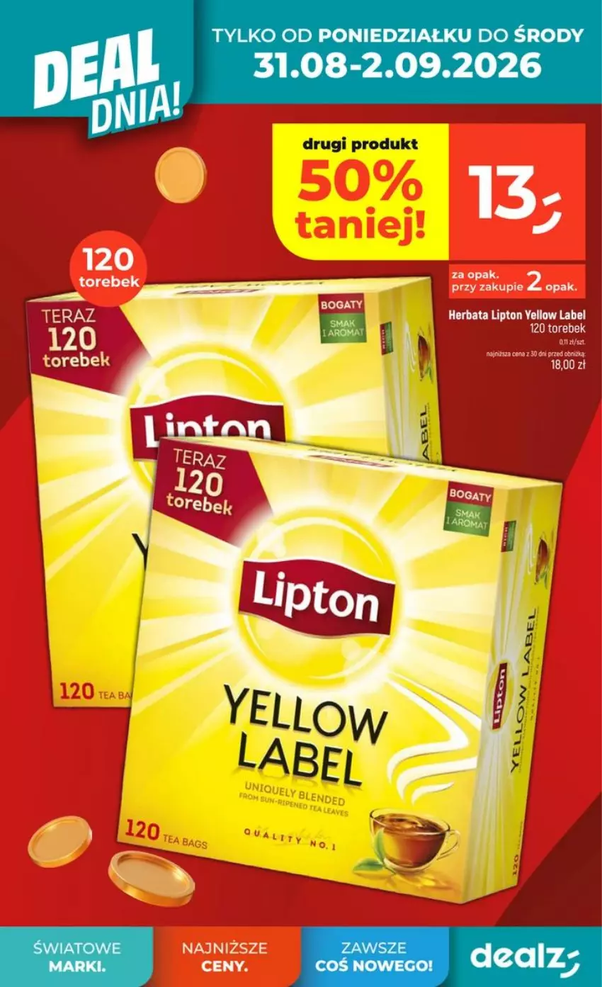 Gazetka promocyjna Dealz - NOWA GAZETKA - ważna 27.08 do 02.09.2026 - strona 6 - produkty: Lipton