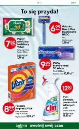 Gazetka promocyjna Żabka - Gazetka - ważna od 10.09 do 10.09.2024 - strona 70 - produkty: Papier, Proszek do prania, Clin, Golarka, Velvet, Vizir, Blend-a-Med
