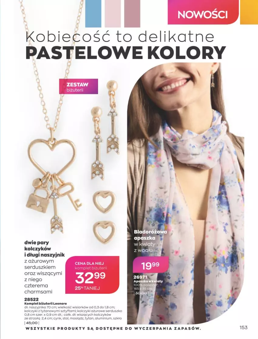 Gazetka promocyjna Avon - Marzec - ważna 01.03 do 31.03.2021 - strona 149 - produkty: Cynk, Kolczyki, Leon, Naszyjnik, Ser, Tytan