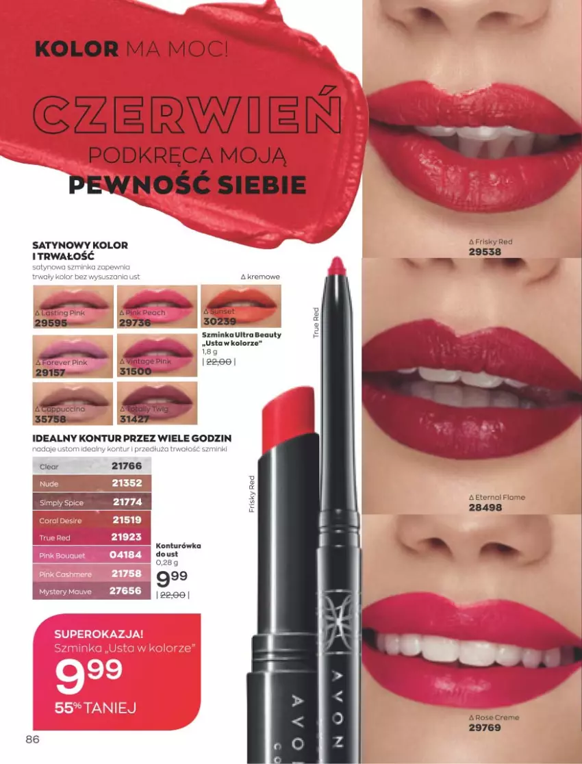 Gazetka promocyjna Avon - Marzec - ważna 01.03 do 31.03.2021 - strona 82 - produkty: Fa, Inka, Szminka