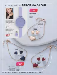 Gazetka promocyjna Avon - Marzec - Gazetka - ważna od 31.03 do 31.03.2021 - strona 166 - produkty: Zegarek, Ser, Gra, Granat, Cynk, Pasek, Kolczyki, Zegar, Tytan, Bateria, Bransoletka