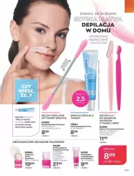 Gazetka promocyjna Avon - Marzec - Gazetka - ważna od 31.03 do 31.03.2021 - strona 209 - produkty: Depilator, Krem do depilacji, Chusteczki, Olej, Fa