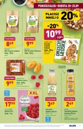 Gazetka promocyjna Aldi - SUPER SMACZNE OKAZJE - Gazetka - ważna od 25.09 do 25.09.2021 - strona 13 - produkty: Orzechy włoskie, All Seasons, Gra, Daktyle, Tera, Maliny, Smoothie, Figi, Owoce, Mango