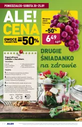 Gazetka promocyjna Aldi - SUPER SMACZNE OKAZJE - Gazetka - ważna od 25.09 do 25.09.2021 - strona 2 - produkty: Piec, Sałatka, Warzywa, Ser, Stek, Kawa, Zdrowie, Sałat, Talerz, Winogrona, Buraki, Owoce, Wino