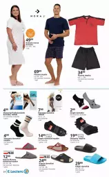 Gazetka promocyjna E Leclerc - Gazetka - ważna od 25.03 do 25.03.2023 - strona 14 - produkty: Klapki, Top, Kapcie, Koszula nocna, Karp, Kosz, Rajstopy, Koszula, Laur, Piżama