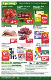 Gazetka promocyjna Stokrotka - Market - Gazetka - ważna od 18.09 do 18.09.2024 - strona 18 - produkty: Piwa, Piwo, Torebka, Prymat, Warzywa, Ser, Mus, JBL, Gra, Wilson, Telefon, Papryka czerwona, Dezodorant, Papryka, Szal, Karp, Kosz, O nas, Dres, Laur, Schab wieprzowy, Winogrona, Lipton, Czekolada, Gałka, Owoce, Ariel, Wino, Wagi, Herbata, Mięso, Milka, Nivea