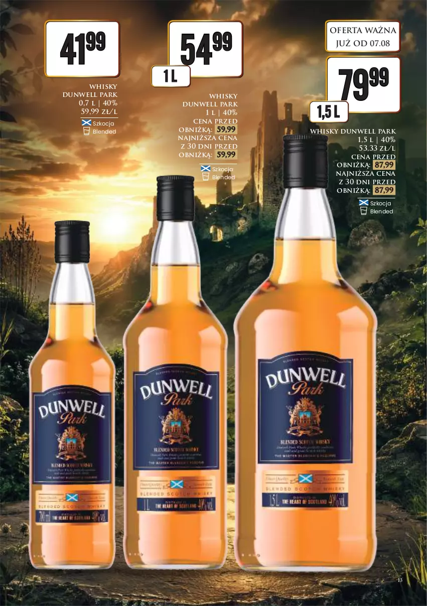 Gazetka promocyjna Dino - Katalog alkoholowyㅤ - ważna 10.08 do 14.08.2026 - strona 13 - produkty: Koc, Whisky