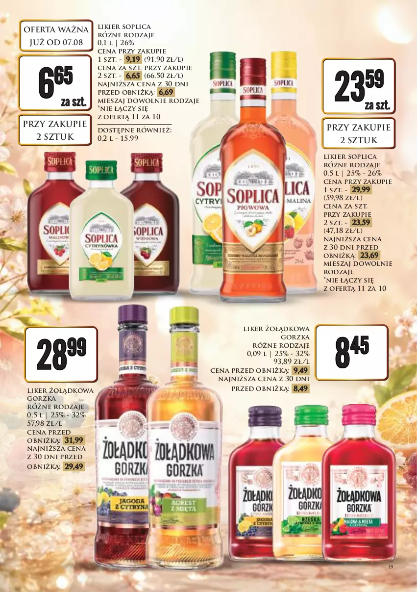 Gazetka promocyjna Dino - Katalog alkoholowyㅤ - ważna 10.08 do 14.08.2026 - strona 19 - produkty: Likier, Soplica