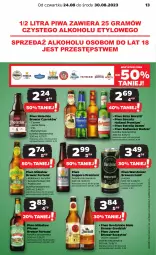 Gazetka promocyjna Netto - Artykuły spożywcze - Gazetka - ważna od 30.08 do 30.08.2023 - strona 13 - produkty: Piwa, Piwo, Ser, Por, Gra, Bursztyn, Fortuna