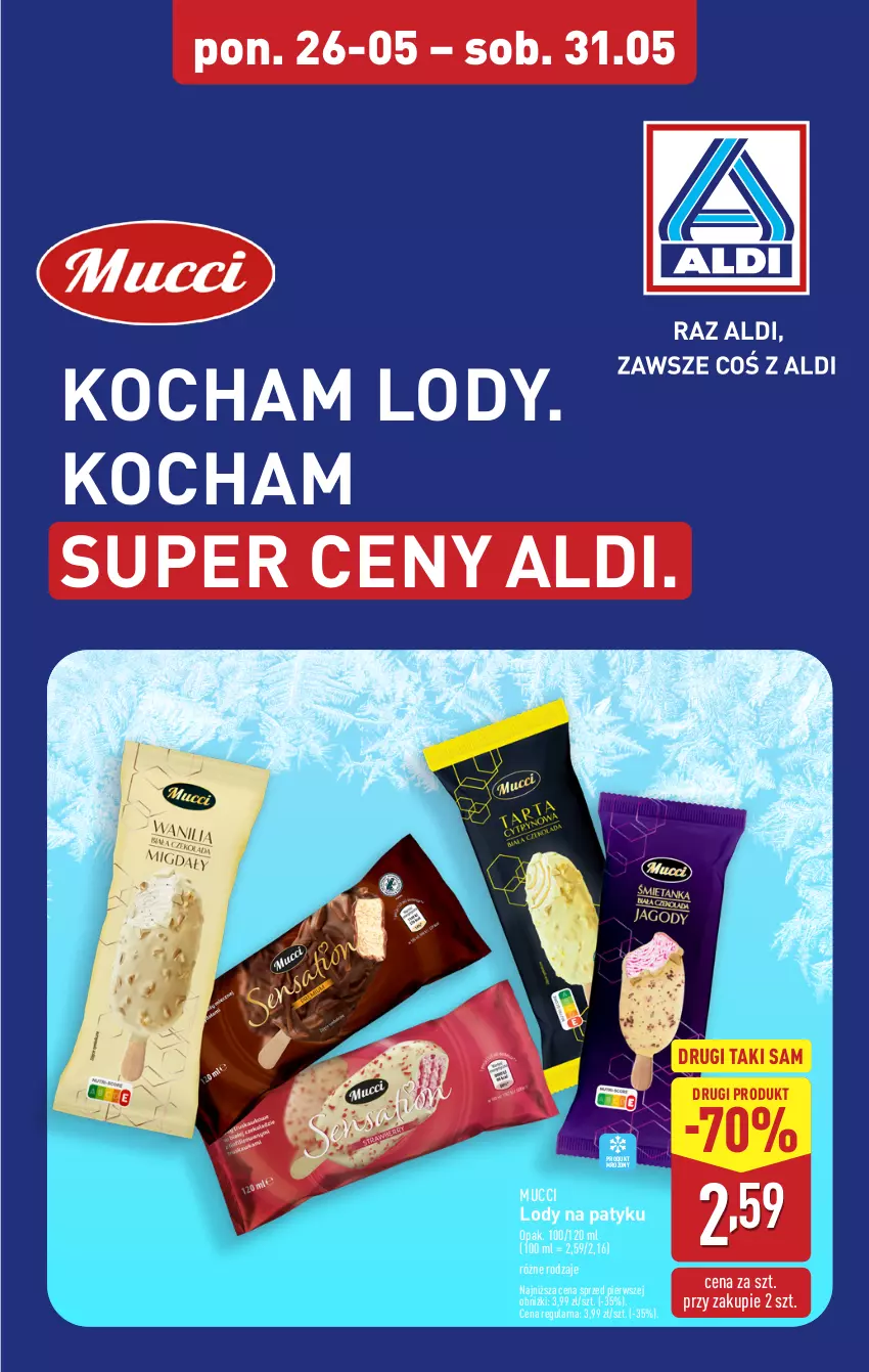 Gazetka promocyjna Aldi - Pełna oferta - ważna 26.05 do 31.05.2025 - strona 12 - produkty: Koc, Lody