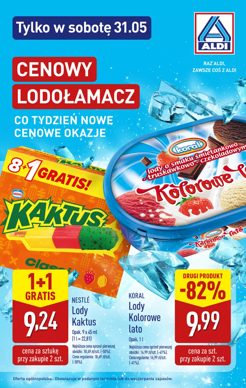 Gazetka promocyjna Aldi - Pełna oferta - ważna 26.05 do 31.05.2025 - strona 39 - produkty: Gra, Kaktus, Lody