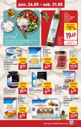 Gazetka promocyjna Aldi - Pełna oferta - Gazetka - ważna od 31.05 do 31.05.2025 - strona 19 - produkty: Makaron, Sos, Gin, Orzeszki, Morela, Fasola, Miód, Baton, Oliwa z oliwek, Krakersy, Nektar, Fa, Oliwa