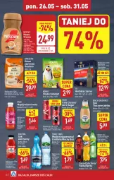 Gazetka promocyjna Aldi - Pełna oferta - Gazetka - ważna od 31.05 do 31.05.2025 - strona 20 - produkty: Dawtona, Nescafé, Sok, Gra, Kawa ziarnista, Kawa, Coca-Cola, Herbata czarna, LANA, Fanta, Woda niegazowana, Woda, Sprite, Herbata, Napój, Fa