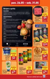 Gazetka promocyjna Aldi - Pełna oferta - Gazetka - ważna od 31.05 do 31.05.2025 - strona 9 - produkty: Majonez, Ketchup, Cebula, Mięso mielone, Mięso mielone z łopatki wieprzowej, Top, Sos, Ser, Sól, Rum, Por, Mus, Oliwki, Burrata, Mięsne specjały, Sałat, Pieprz, Burger, Kotlet, Nuty, Oliwa z oliwek, Grill, Bułka, Mięso, Oliwa