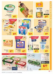 Gazetka promocyjna Carrefour - Gazetka Market - Gazetka - ważna od 12.06 do 12.06.2021 - strona 11 - produkty: Serek wiejski, Jogurt naturalny, Ser, Piątnica, Jaja, Jogurt, Kosz, Mlekovita, Actimel, Serek, Margaryna, Bakoma, Chleb tostowy, Müller, Dan Cake, Danio, Kubek, Deser, Chleb, Flora, Kasia, Masło, Mleko