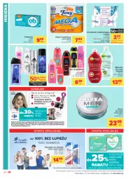Gazetka promocyjna Carrefour - Gazetka Market - Gazetka - ważna od 12.06 do 12.06.2021 - strona 20 - produkty: Nivea Men, Pampers, Papier, Dezodorant, Mleczko do ciała, Krem do ciała, Tampony, Papier toaletowy, Cleanic, Mleczko, Rolki, Chusteczki, Szampon, Garnier, Foxy, O.B., Nivea, Fa