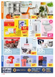Gazetka promocyjna Carrefour - Gazetka Market - Gazetka - ważna od 12.06 do 12.06.2021 - strona 22 - produkty: Pojemnik szklany, Sok, Por, Dzbanek, Czajnik, T-shirt, Pojemnik, Aquaphor, Tefal, Sport, Danio, Fa