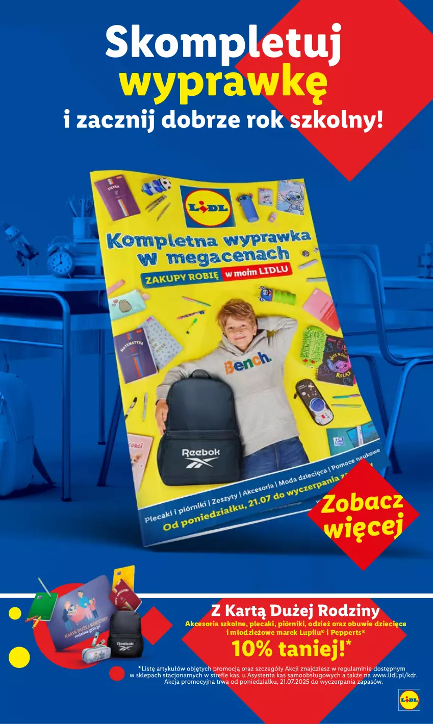Gazetka promocyjna Lidl - GAZETKA - ważna 28.07 do 02.08.2025 - strona 5 - produkty: Dzieci, Obuwie, Piórnik, Plecak