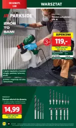 Gazetka promocyjna Lidl - GAZETKA - Gazetka - ważna od 02.08 do 02.08.2025 - strona 40 - produkty: Parkside, Rum, Miarka, Szczotka, Zestaw wierteł, Pistolet, Lakier, Fa