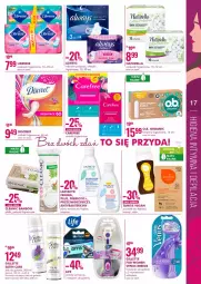 Gazetka promocyjna Super Pharm - Gazetka - Gazetka - ważna od 16.03 do 16.03.2022 - strona 17 - produkty: Naturell, Gra, BIC, Lactacyd, Sati, Tampony, Venus, Szynka, Cleanic, Always, Podpaski, Carefree, Gillette, Maszynka, Maszynka do golenia, Wkładki, Olej, Naturella, Fa