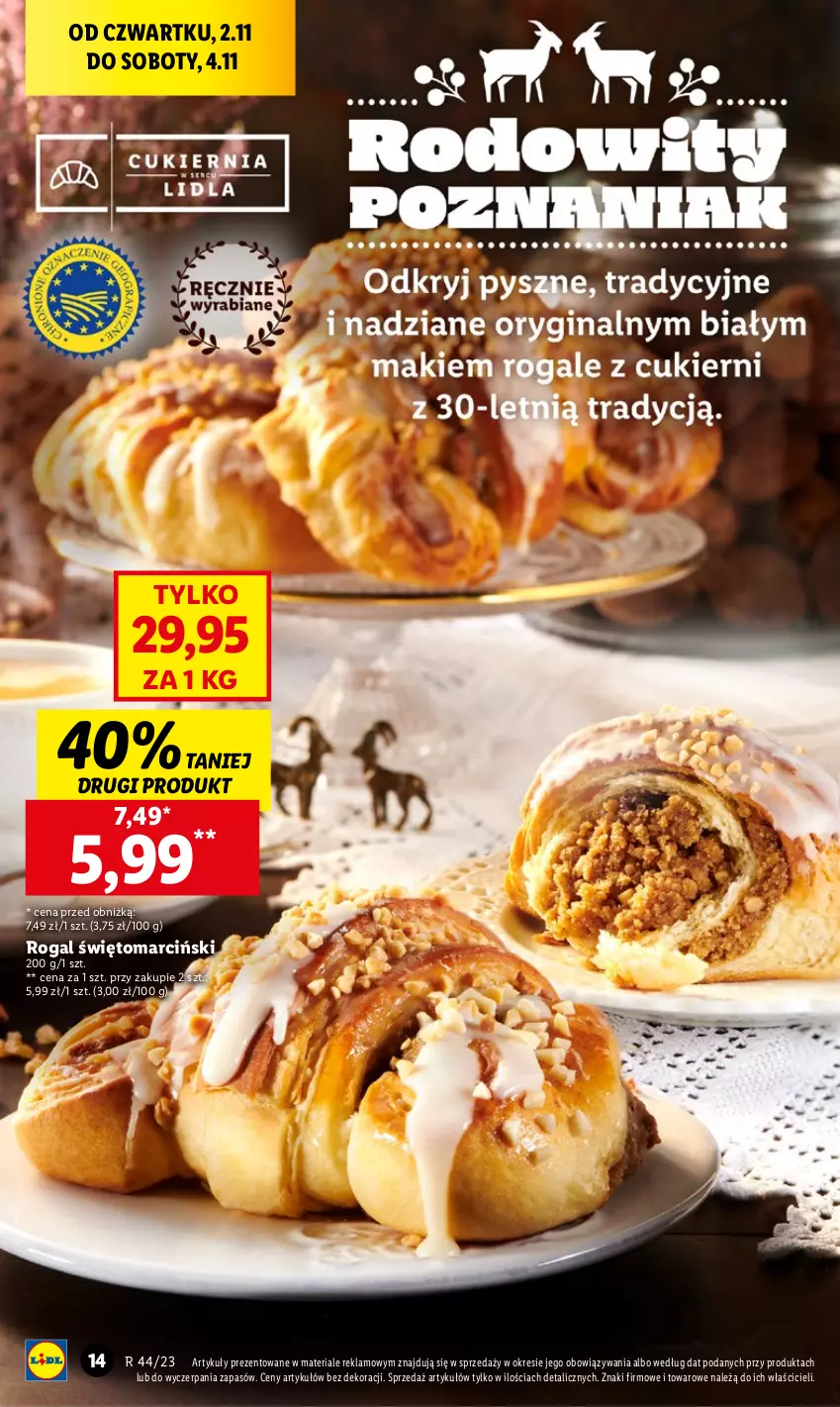 Gazetka promocyjna Lidl - GAZETKA - ważna 02.11 do 04.11.2023 - strona 26 - produkty: Rogal