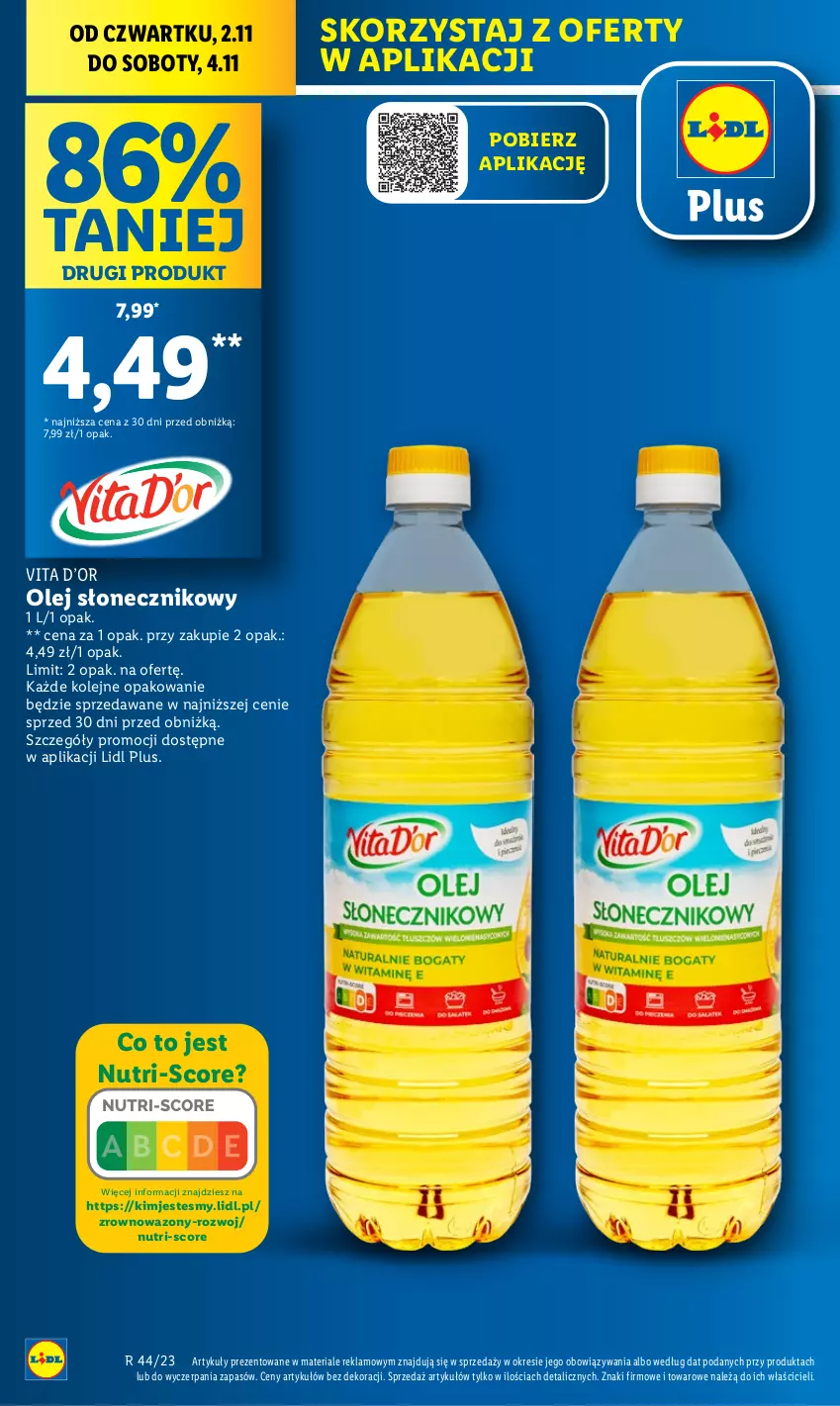 Gazetka promocyjna Lidl - GAZETKA - ważna 02.11 do 04.11.2023 - strona 6 - produkty: Olej, Olej słonecznikowy, Wazon