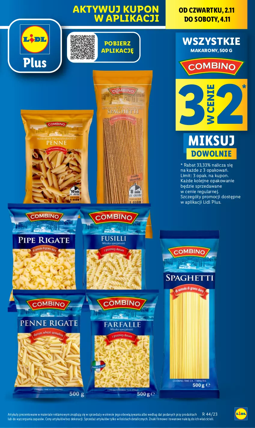 Gazetka promocyjna Lidl - GAZETKA - ważna 02.11 do 04.11.2023 - strona 7 - produkty: Makaron, Olej