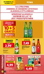 Gazetka promocyjna Lidl - GAZETKA - Gazetka - ważna od 04.11 do 04.11.2023 - strona 46 - produkty: Piwa, Ketchup, Ser, Por, Gra, Heineken, Chrupki, Perła, Fortuna, Pizza, Przysnacki, Olej