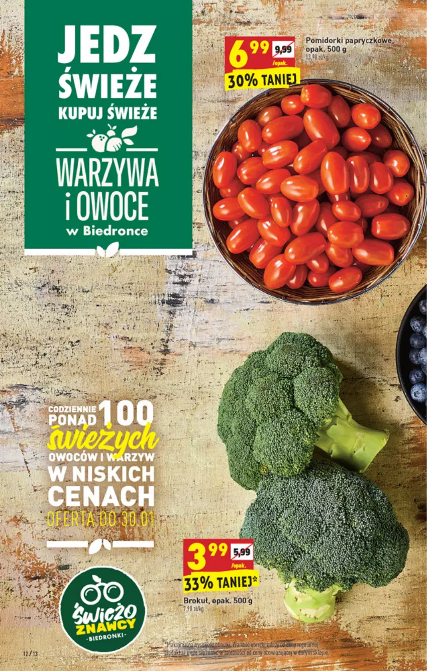 Gazetka promocyjna Biedronka - W tym tygodniu - ważna 27.01 do 02.02.2022 - strona 12 - produkty: Pomidorki