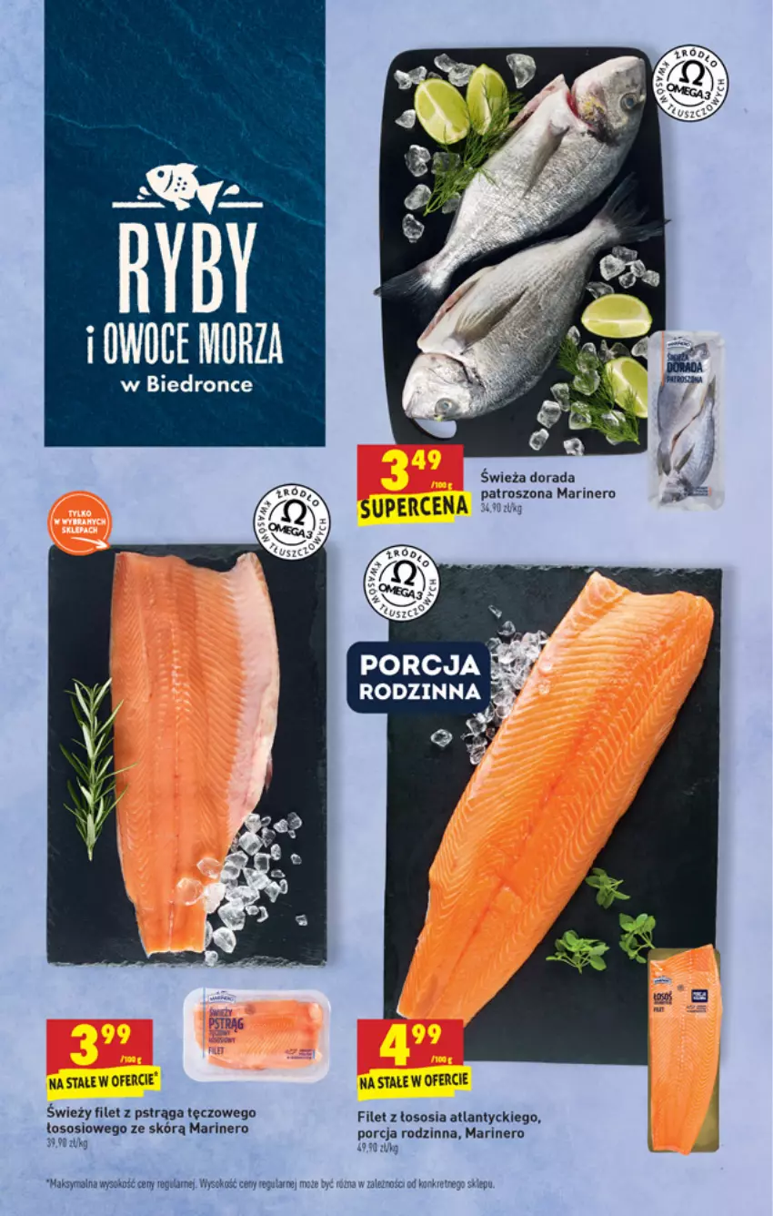 Gazetka promocyjna Biedronka - W tym tygodniu - ważna 27.01 do 02.02.2022 - strona 19 - produkty: Filet z pstrąga, Kret, Por, Pstrąg, Sok, Sos