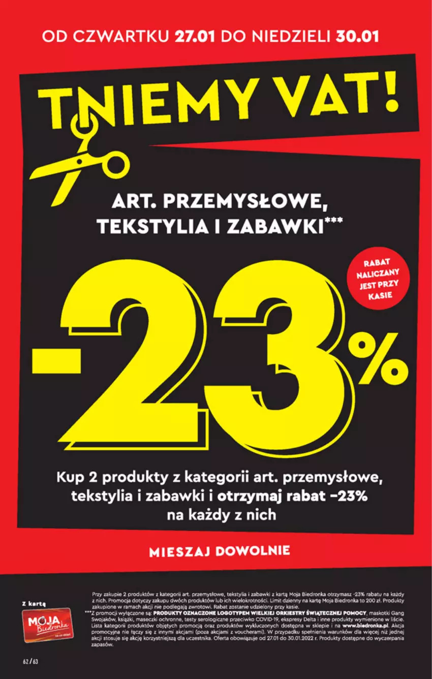 Gazetka promocyjna Biedronka - W tym tygodniu - ważna 27.01 do 02.02.2022 - strona 62 - produkty: BIC, Fa, Rama