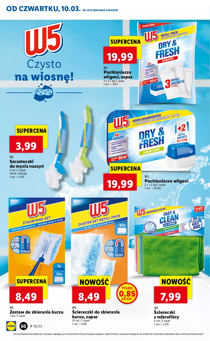 Gazetka promocyjna Lidl - GAZETKA - ważna 10.03 do 13.03.2022 - strona 50 - produkty: Do mycia naczyń, LG