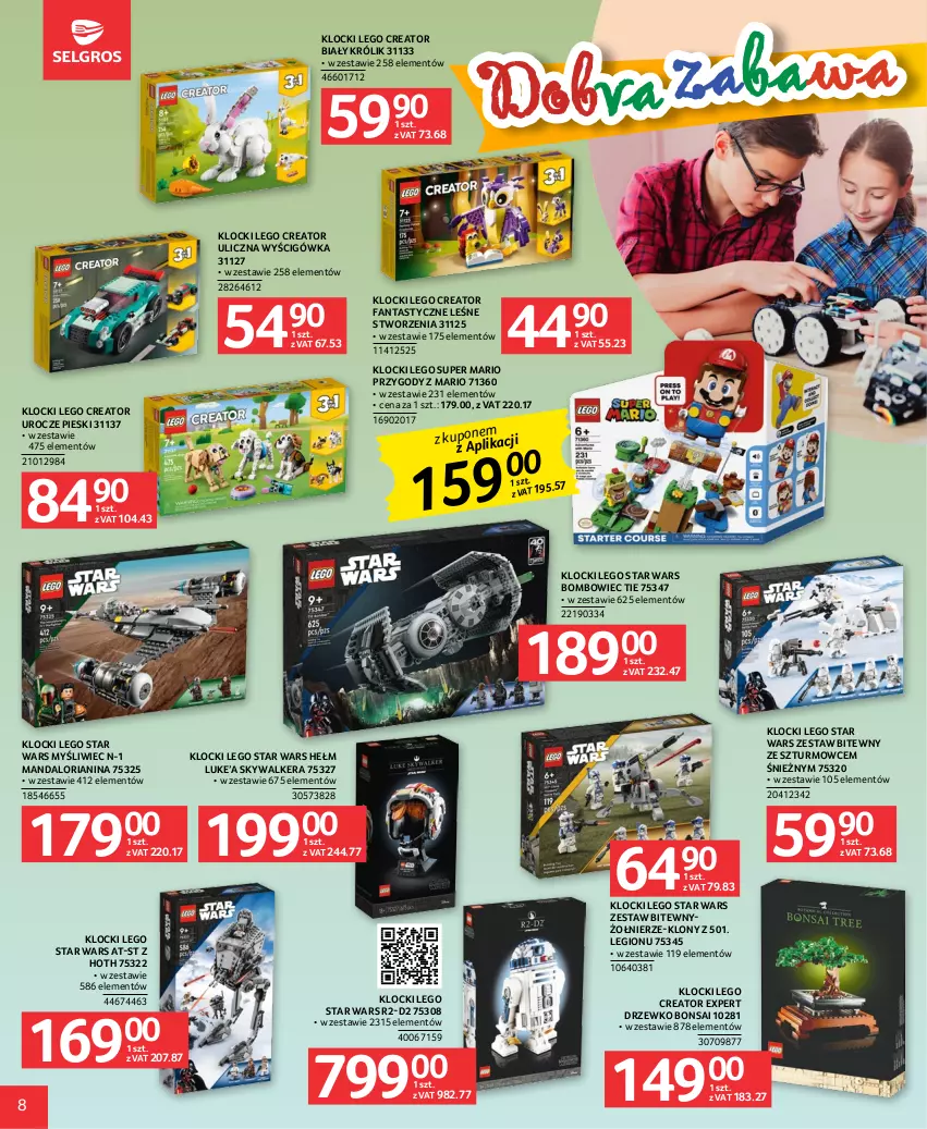 Gazetka promocyjna Selgros - Katalog Dzień Dziecka - ważna 18.05 do 31.05.2023 - strona 8 - produkty: Fa, Fanta, Klocki, Królik, LEGO, LEGO Creator, LEGO Star Wars, Star Wars