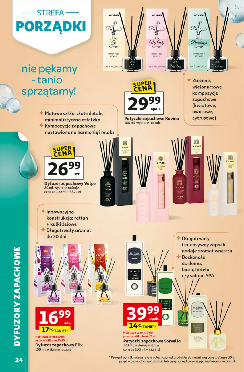 Gazetka promocyjna Auchan - Strefa Porządki Hipermarket - ważna 19.03 do 25.03.2026 - strona 24 - produkty: Dyfuzor zapachowy, Fa, Por, Ser