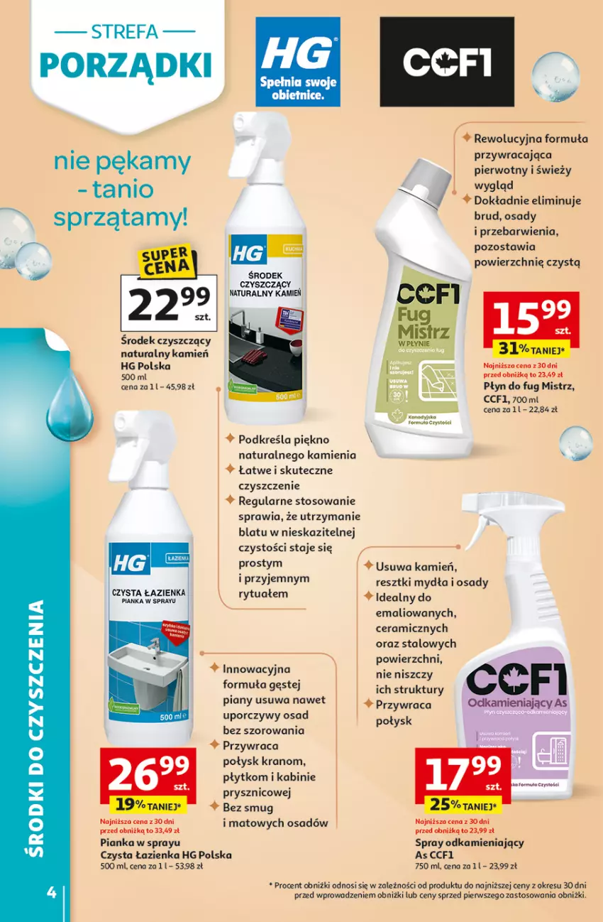 Gazetka promocyjna Auchan - Strefa Porządki Hipermarket - ważna 19.03 do 25.03.2026 - strona 4 - produkty: Fa, Por