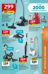 Gazetka promocyjna Auchan - Strefa Porządki Hipermarket - Gazetka - ważna od 25.03 do 25.03.2026 - strona 31 - produkty: Piec, Teleskop, Odkurzacz, Mus, Mop, Rura, Mop parowy, Szczotka, Tefal, Vileda, Zelmer, Amica, Waga, Orka, Dywan, Akumulator, Fa