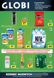 Gazetka promocyjna Carrefour - Gazetka Globi - Gazetka - ważna od 31.10 do 31.10.2022 - strona 2 - produkty: Piwa, Piwo, Nałęczowianka, Sok, Gra, Kosz, Chrupki, Lion, Woda, Napój, Captain Jack, Hortex