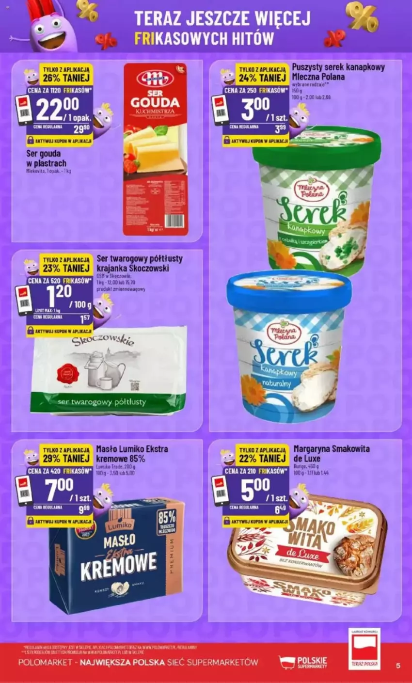 Gazetka promocyjna PoloMarket - ważna 28.05 do 03.06.2025 - strona 40 - produkty: Gouda, Koc, LANA, Margaryna, Masło, Ser, Serek, Serek kanapkowy, Tera